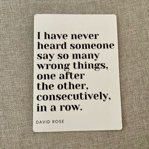 Schitt’s Creek David Rose Magnet